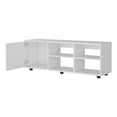 thumbnail image 5 of FM FURNITURE Parker TV Stand with a Door Engineered Wood White, 5 of 6