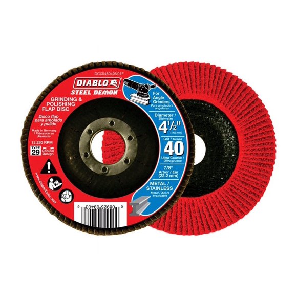 FLAP DISC 4-1/2" 40G (Pack of 1)