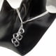 thumbnail image 2 of Punky De Aleación De Plata De Múltiples Capas Collar Serpiente Cadena Borla Colgante Cuadrado, 2 of 9