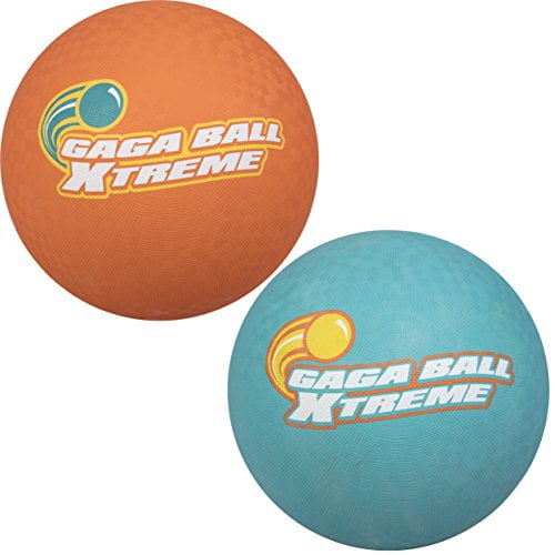 SCS Direct Gaga Playground Balls 2pk (8,5 Pouces) - Caoutchouc Durable, Léger et Idéal pour Dodgeball, Kickball, Jeu Officiel de Gagaball