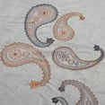 thumbnail image 3 of Chezmoi Collection Naomi 7-Piece Paisley Motif Floral Embroidery Comforter Set, 3 of 3