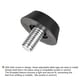 thumbnail image 4 of Niveladores de muebles ajustables, paquete de 12 M6x10mm tornillo de nivelación para patas enroscadas para mesa, silla, 4 of 7