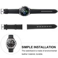 thumbnail image 2 of Smart Watch Band Genuine Leather Watch Strap Compatible For Galaxy Watch, 2 of 3