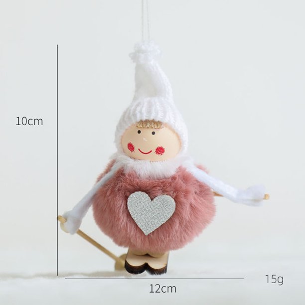 Cute Angel New Year 2023 Gifts Ski Dolls Navidad Hanging Pendant Christmas Home Decor Xmas Tree Ornaments Noel Natal Decoration