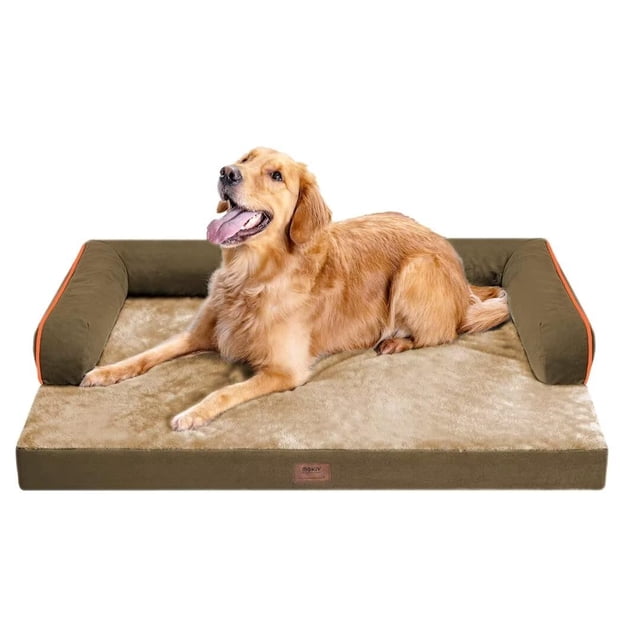 Cama ortopédica grande para perros MEKIY, 91 x 69 x 18 cm, impermeable
