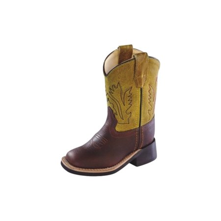 Old West Toddler's Broad Square Toe Boots