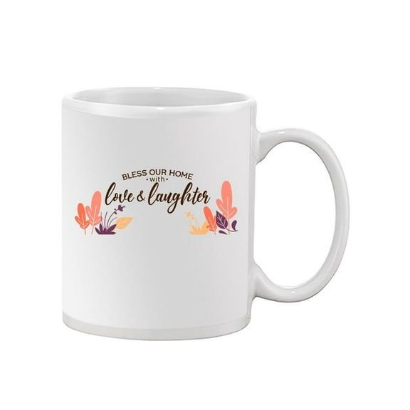 Bless Our Home Cute Quote Mug Unisex's -Image by Shutterstock
