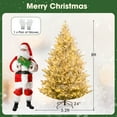 thumbnail image 4 of Costway 8 FT Artificial Christmas Tree with 1470 Flocked Branch Tips, 580 Warm White LED Lights, 4 of 10
