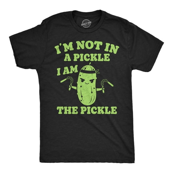 Mens Funny T Shirts Im Not In A Pickle I Am The Pickle Sarcastic Graphic Novelty Tee For Men Graphic Tees
