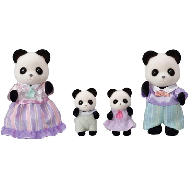 Calico Critters Pookie Panda Family, Munecas Ternurines, Figuras de cas. Calico Critters Calico Critters
