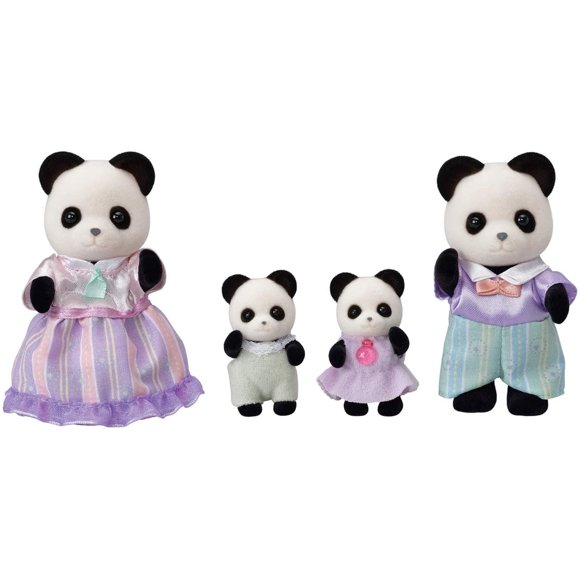 Calico Critters Pookie Panda Family, Munecas Ternurines, Figuras de cas. Calico Critters Calico Critters