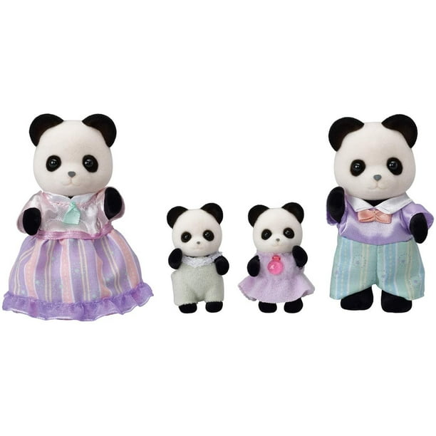 Calico Critters Pookie Panda Family, Munecas Ternurines, Figuras de cas. Calico Critters Calico Critters
