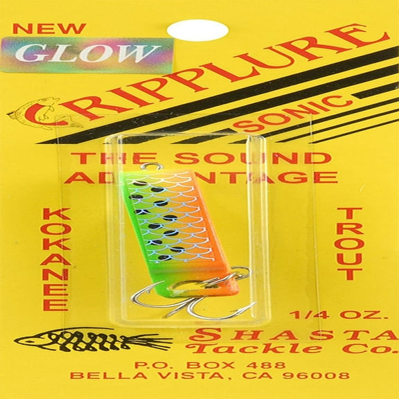 Mack's Lure Cripplure Glow Glow/Fire Tiger 1 3/4"