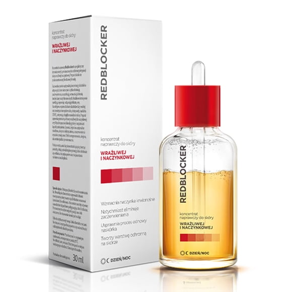 Redblocker - Concentrado Reparador - Dermocosmético Especialista con Fórmula Bifásica para el Cuidado de la Piel Fortalecimiento e Hidratación de los Vasos - 30ml