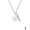 thumbnail image 2 of Delight Jewelry Silvertone Domed Llama Silvertone Sisters Best Friends Forever Bar Charm Necklace, 23", 2 of 4