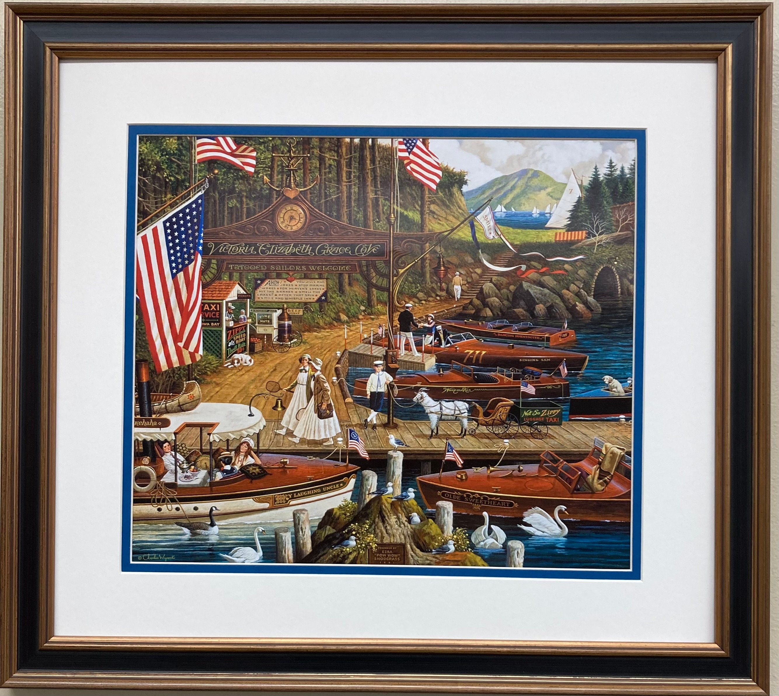 絵画 flk046250 Charles Wysocki 