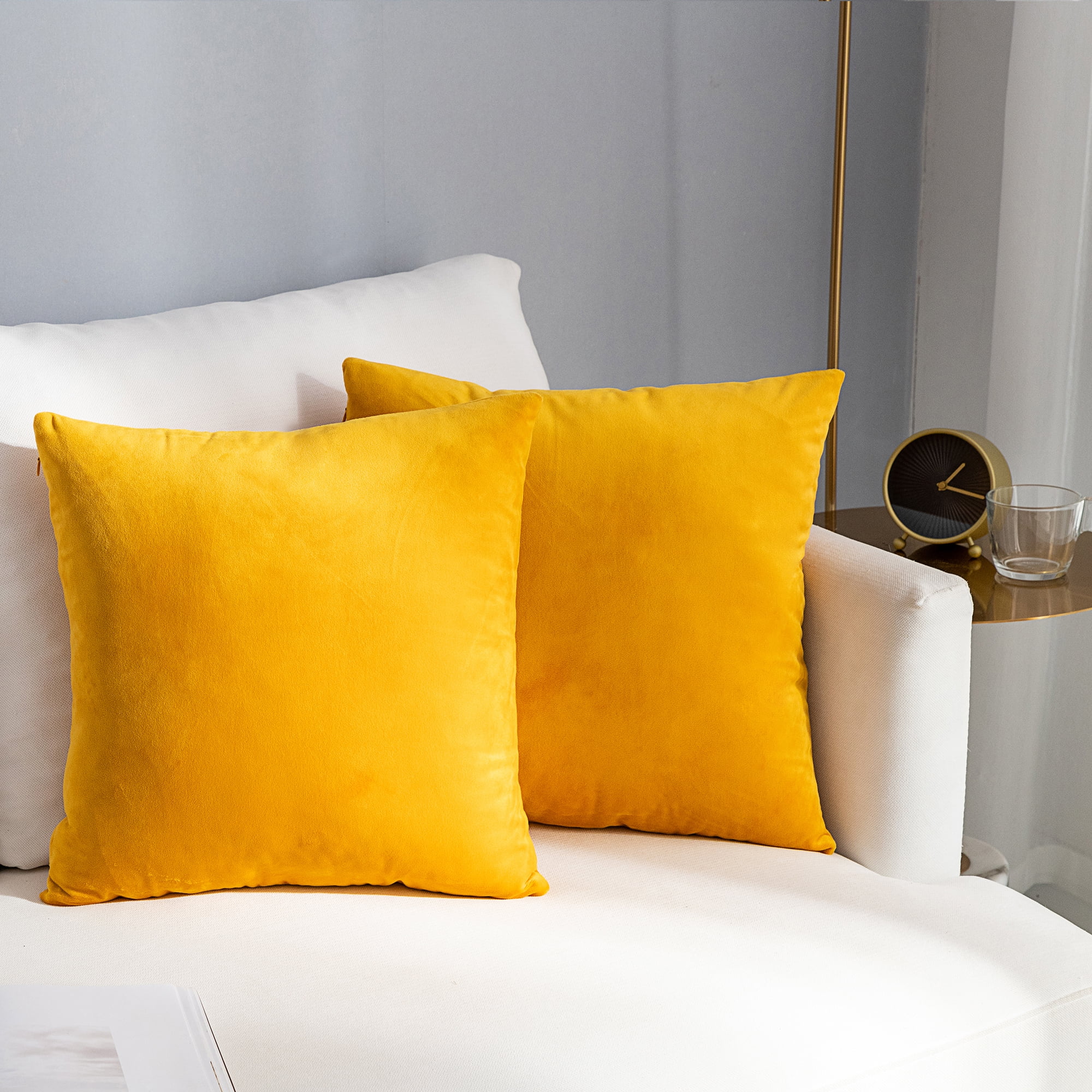 CLEARANCE! Decorative Throw Pillows Covers Set of 2, Velvet Throw