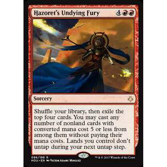 MtG Hour of Devastation Rare Hazoret's Undying Fury (Foil) #96
