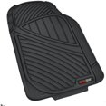 thumbnail image 2 of Motor Trend Heavu Duty Floor Mats for Car SUV Truck with Cargo Trunk Mat, 100 Percent Odorless, Clean Rubber, Black Beige Gray, 2 of 8