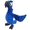 Blue1, variant on Parrot Plush Toy - 30cm/11.8in Cute Soft Stuffed Animal, Vibrant Decor & Collectible for Home & Gift,Dark Blue