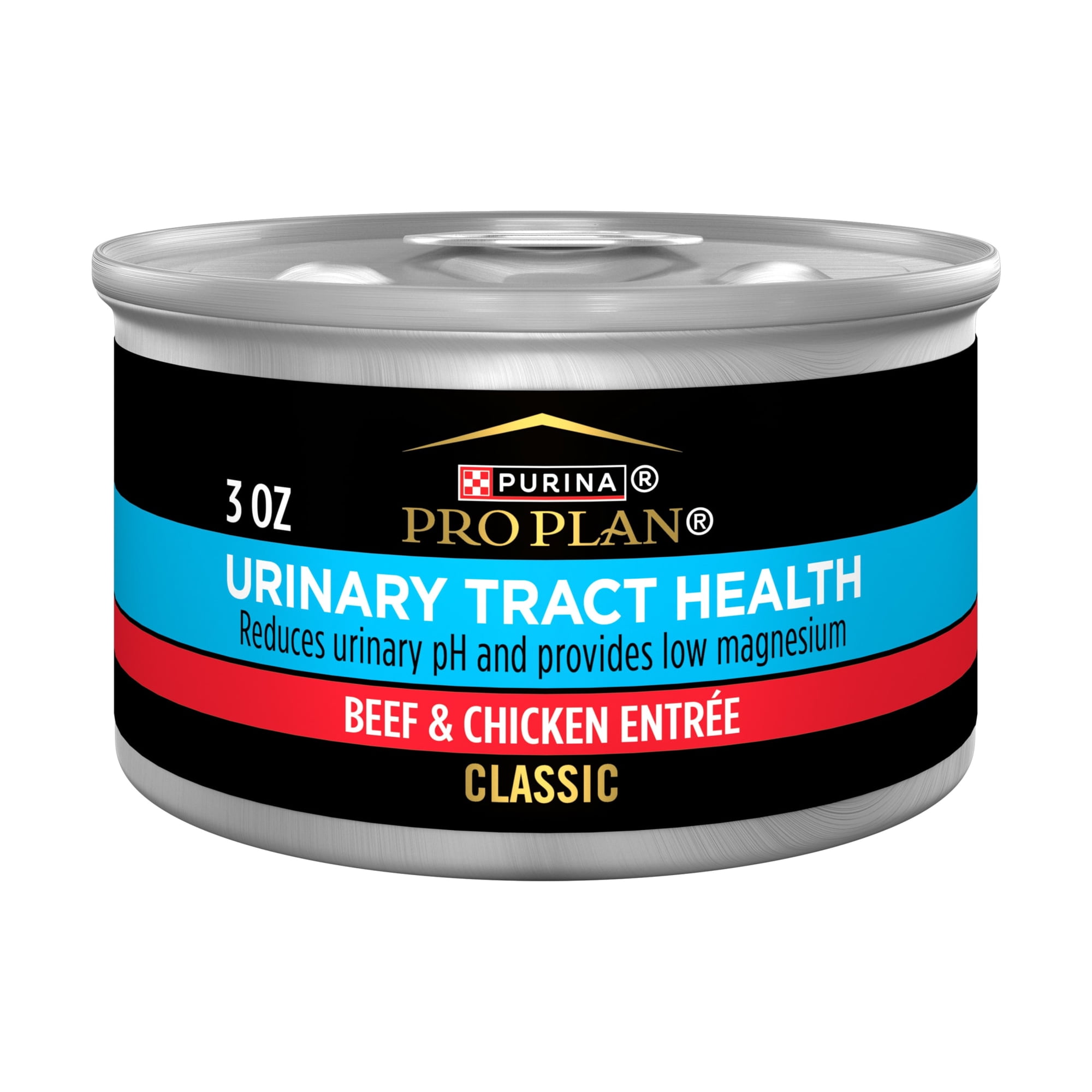 Purina Pro Plan Urinary Tract Health Beef & Chicken Flavor Wet Cat Food, 3 oz Cans (24 Pack)