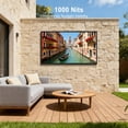 thumbnail image 5 of Outdoor TV, 4K Outside TV, 1000nits Ultra-High Outdoor Television, IP65 Waterproof TV, Weatherproof TVs with Voice Assistant Remote, Compatible with Dolby for Patios, 5 of 11