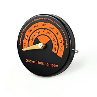 Tool Woodstove Temperature Gauge Thermometer Pipe Heat Magnetic Burner Flue  Fireplace Kitchen Dining Bar Home Garden Tools 