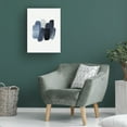thumbnail image 3 of Canvas Wall Art - Tom Quartermaine 'Blue Watercolor Strokes 1' Wall Art for Living Room, Bedroom, or Office Décor by Trademark Fine Art - 14 x 19 Inches, 3 of 4