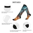 thumbnail image 5 of Sikiie Blue Dragon And White Tiger 1 Pairs Compression Socks for Men and Women 15-20 mmHg Running Support Socks, 5 of 7