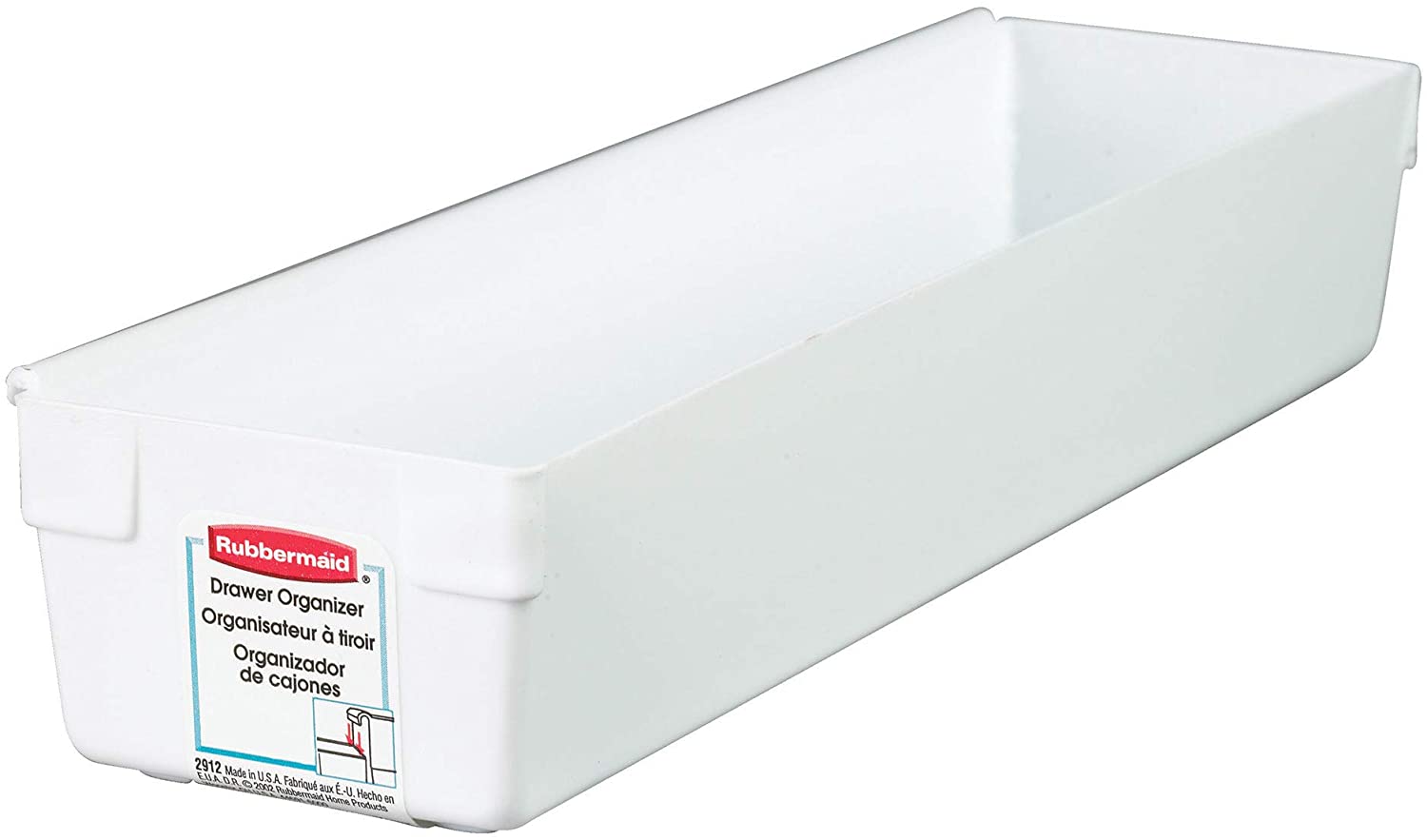 Rubbermaid 2918RDWHT Drawer Organizer (6 pack)