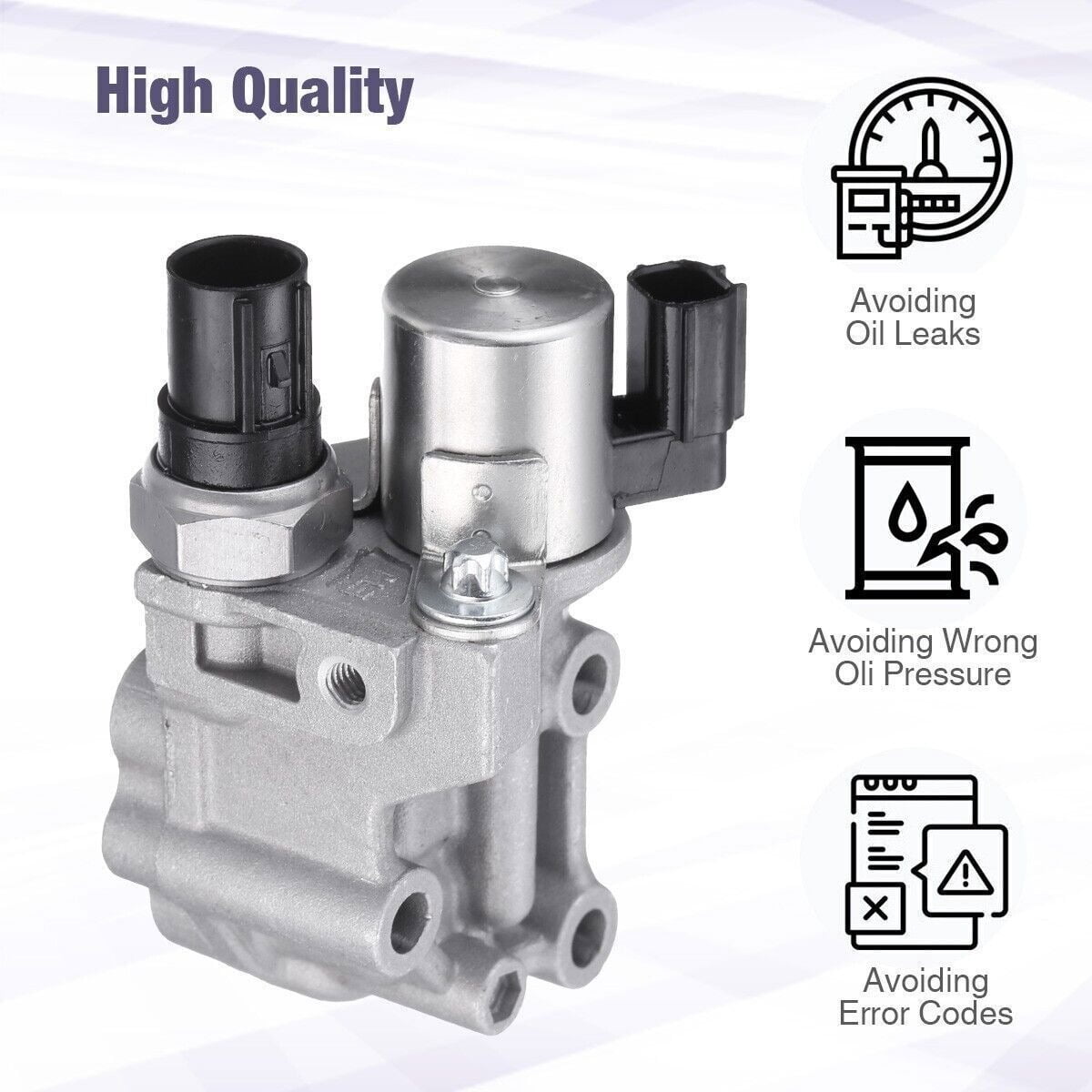 YIUIY VTEC Solenoid Spool Valve W/Oil Pressure Sensor Filter For Honda 15810-RAA-A03