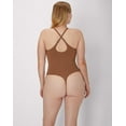 thumbnail image 6 of Maidenform Seamless Tummy Control Shapewear Thong Bodysuit Bronzed Chestnut XL Women's, 6 of 7