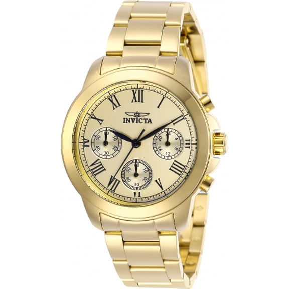 Invicta Women's Specialty Gold Dial Watch - 21654