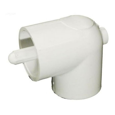 90 Elbow, 1-1/2" Slip x 1-1/2" Slip, with Thermowell