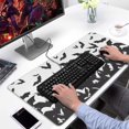 thumbnail image 2 of Long Mouse Pads for Desk,Halloween Bat Swarm Pattern Desk Mats on Top Of Desks, Desk Mouse Pad Extra Large with 3mm Non-Slip Base and Stitched Edge for Gaming,Office,Work,Home 31.5"x15.7", 2 of 6