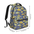 thumbnail image 2 of Fotbe Cartoon Submarines Mochila Casual con Estampado para Escuela, Viajes y Actividades al Aire Libre - Duradera, Ligera y Cómoda, 2 of 5
