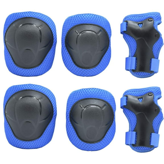 Knee Pads Kids Knee and Elbow Pads Wrist Guards Best Knee Pads for Kids Roller Skates Cycling BMX Bike Skateboard Inline Skating Scooter Riding Protector Guards Pads Set