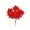 A, variant on Pnmtdaia Artificial Silver Glitter Poinsettia Flower Bouquet Christmas Floral Pick Stem for Holiday Wedding Party Winter Vase Arrangement Decor