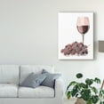 thumbnail image 3 of Trademark Fine Art 'Wine Watercolor I' Canvas Art by Jennifer Paxton Parker, 3 of 4
