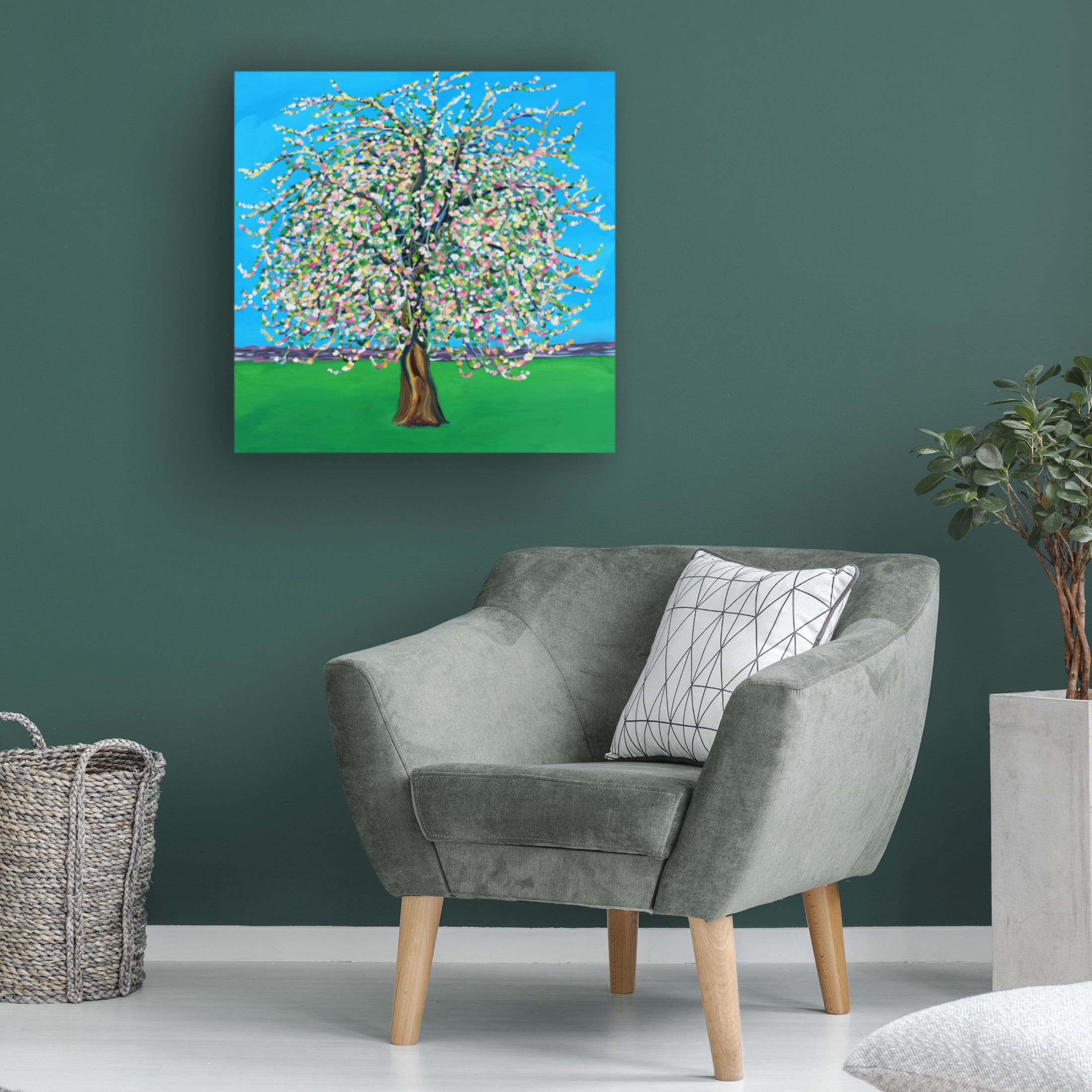 Trademark Fine Art Alice Straker  Apple Blossom Canvas Wall Art