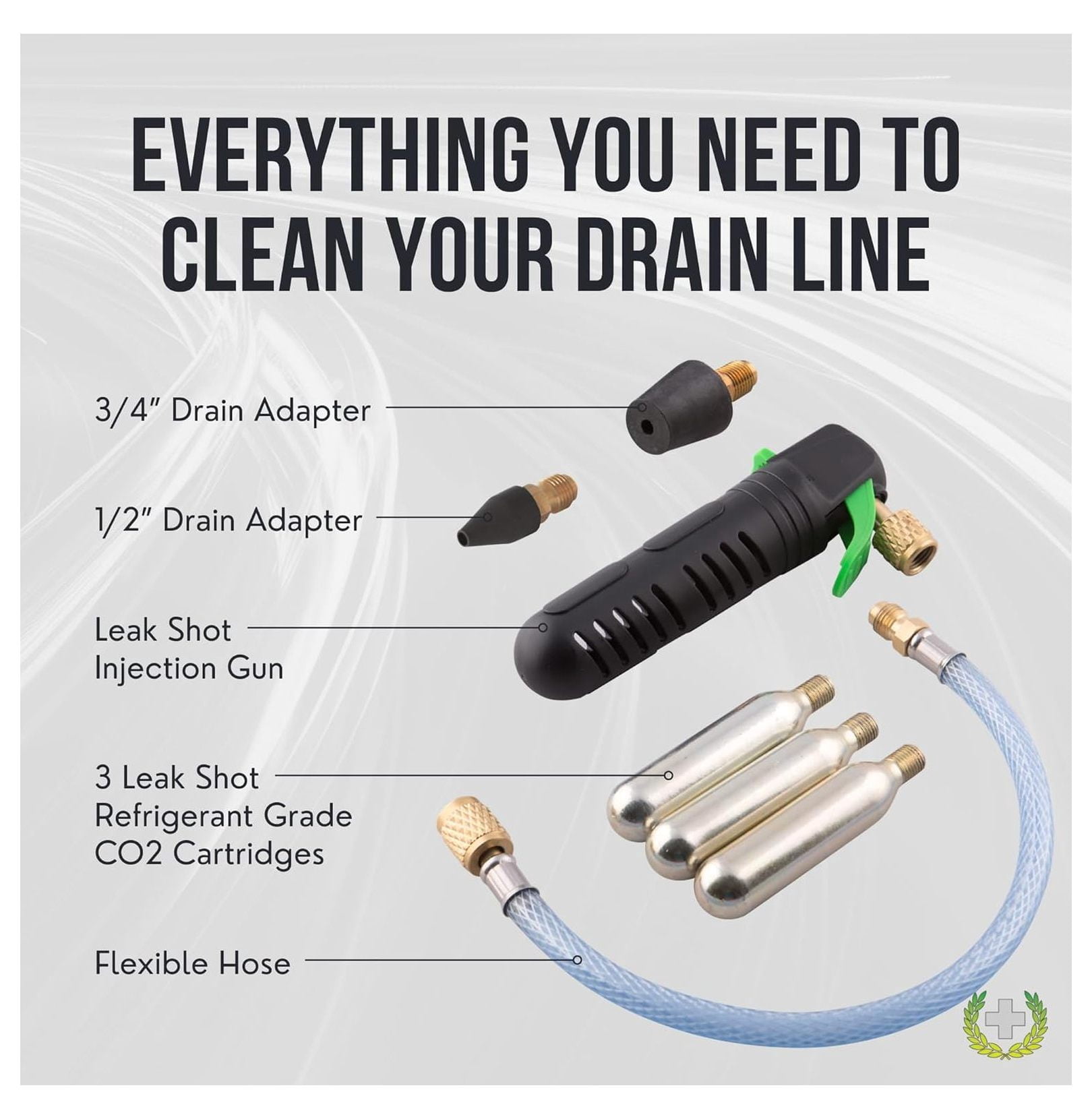 Leak Saver AC Drain Line Cleaner Tool & Leak Sealant Injector Leak Saver AC Drain Line Cleaner Tool & Leak Sealant Injector