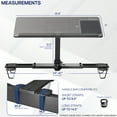 thumbnail image 5 of VIVO Height Adjustable Tilting Laptop Desk for Treadmills, Wooden Notebook Tray, 5 of 8