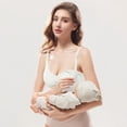 thumbnail image 2 of OVAFBAU Maternity Nursing Bras for Breastfeeding Comfortable Wirefree Adjustable Push Up Lace Fixed Cup Maternity Nursing Underwears, 2 of 8