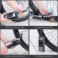 thumbnail image 3 of Mini compresor de aire portátil para coche de 6000 mAh, inflador de bicicleta eléctrica de 150 psi con batería recargable, pantalla LCD digital, bicicleta, coche, motocicleta, Scoot Ormromra BST3035626, 3 of 3