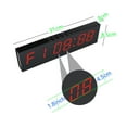 thumbnail image 1 of 1.8" 6 Digits LED Interval Timer Count Down/Up Clock Stopwatch Workout Timer For Garage Home Gym Sport Training ,Versatile Applications, 1 of 7