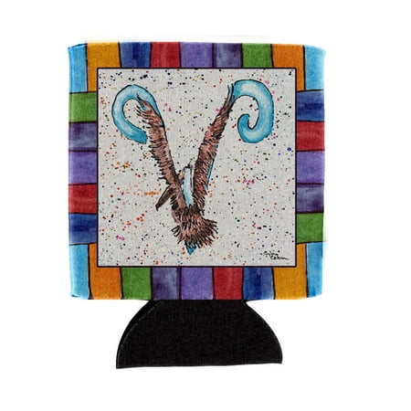 

Carolines Treasures 8445-VCC Letter V with Pelican Can or Bottle Beverage Insulator Hugger 8445 Can Hugger multicolor