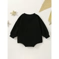 thumbnail image 4 of Bagilaanoe Newborn Baby Girl New Year Rompers Letters Print Long Sleeve Bodysuits 3M 6M 9M 12M 18M Infant Casual One Piece Short Jumpsuit, 4 of 9