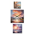 thumbnail image 2 of Designart "Enchanted Cosmic Echoes" Sky Oversized Wall Clock - Set Of 3 - Extra large Clock For Office Décor - Large Traditional Wall Clock, 2 of 6