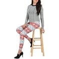 thumbnail image 4 of Women's Blooming Winter Design Full Length Stretchy Leggings, 4 of 5