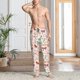 thumbnail image 2 of Fotbe Colorful Bow Knots Pantalones de Pijama para Hombre, Pantalones de Dormir, Pantalones de Casa con Cintura Ajustable y Bolsillos-3X-Large, 2 of 6